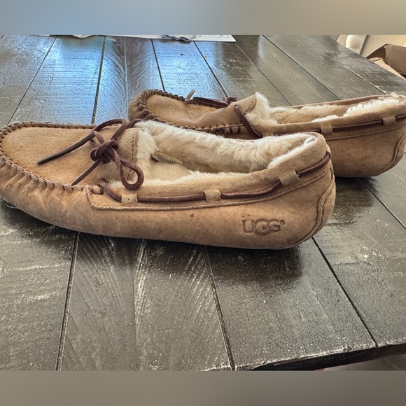 UGG Dakota Slipper Moccasin Tan Woman’s Size 8 - Picture 7 of 8
